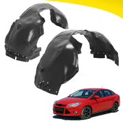DURAFORCE Front Fender Liners Left Right for Ford Focus 2012-2018 Replacement Pair