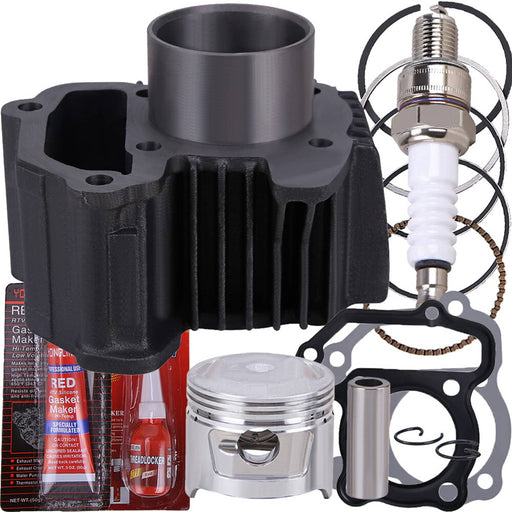 DURAFORCE Top End Kit Cylinder Piston Gasket for Yamaha Grizzly 80 2005-2008