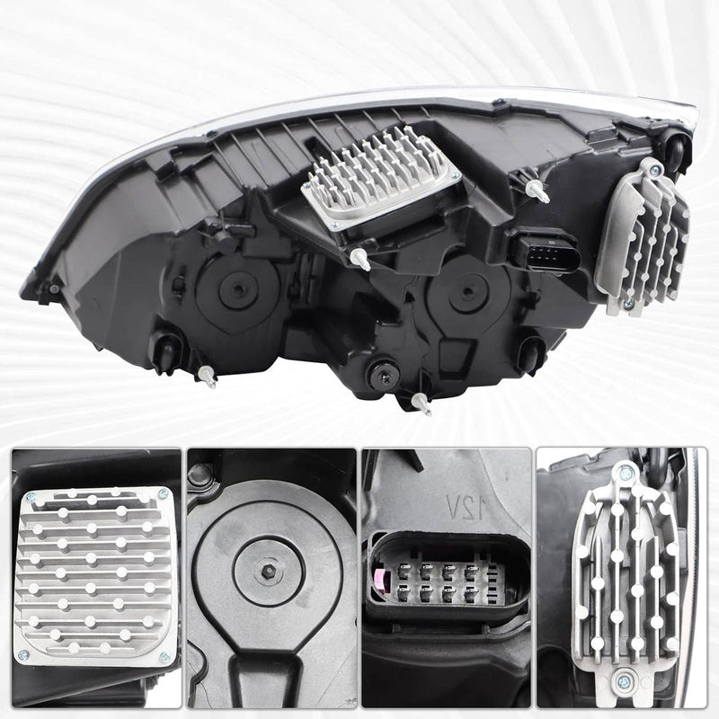 Full LED Headlights Headlamps Left Right for Freightliner Cascadia 2018-2022