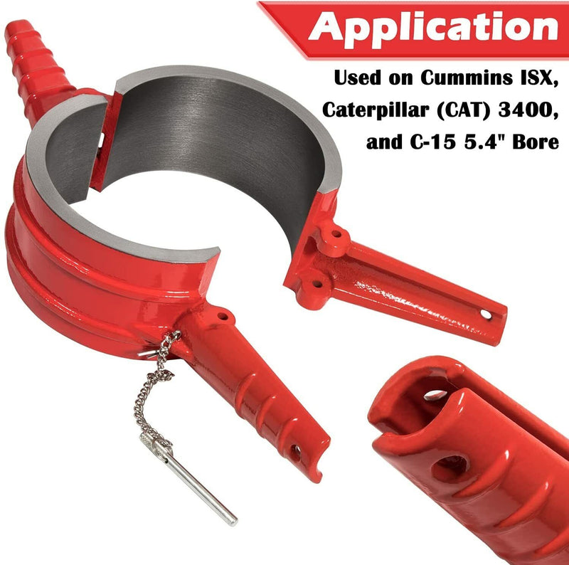 7040 Piston Ring Compressor Tool for CAT Cummins ISX 3400 C-15 5.40 Bore