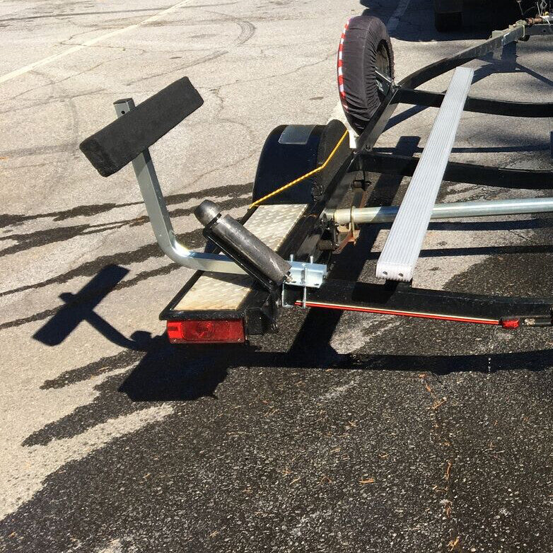 Boat Trailer Bunk Board Guide-On 75 Degree 24 Inch Carpeted Guides W/Hardware 2