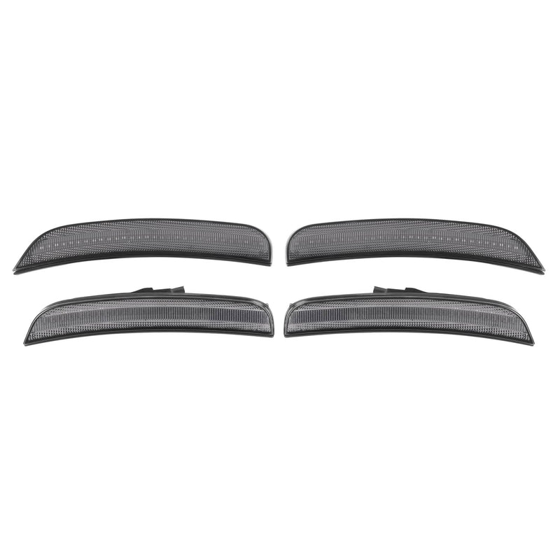 DURAFORCE Smoke LED Front/Rear Side Marker Lights for Chrysler 300C 300S 2015-2023