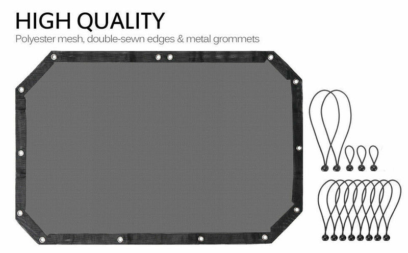 SunShade Sun Top Cover Eclipse for Jeep Wrangler JK JKU 2007 2018 UV Protection