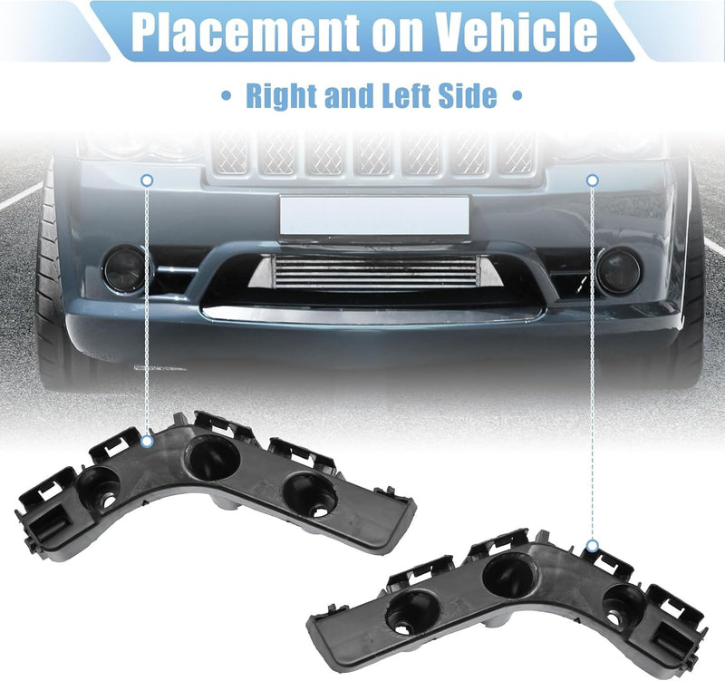 2011-2013 Jeep Grand Cherokee Front Bumper Bracket Left Right Retainer