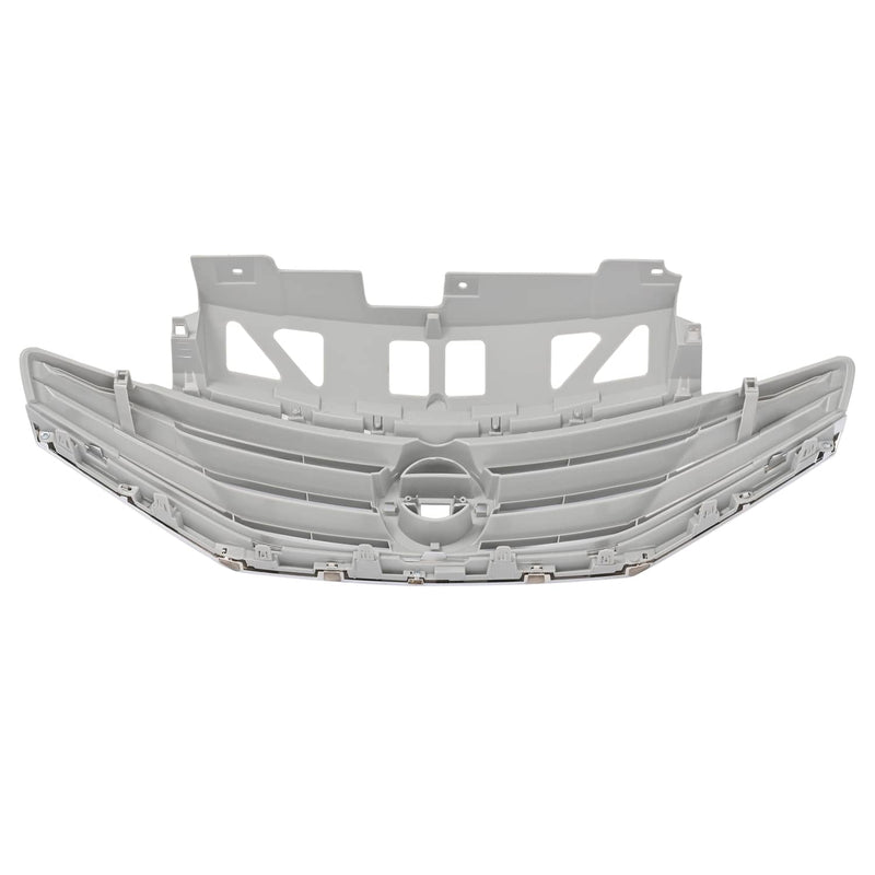 DURAFORCE Front Upper Bumper Grille for Nissan Versa Note 2014 2015 2016 Chrome