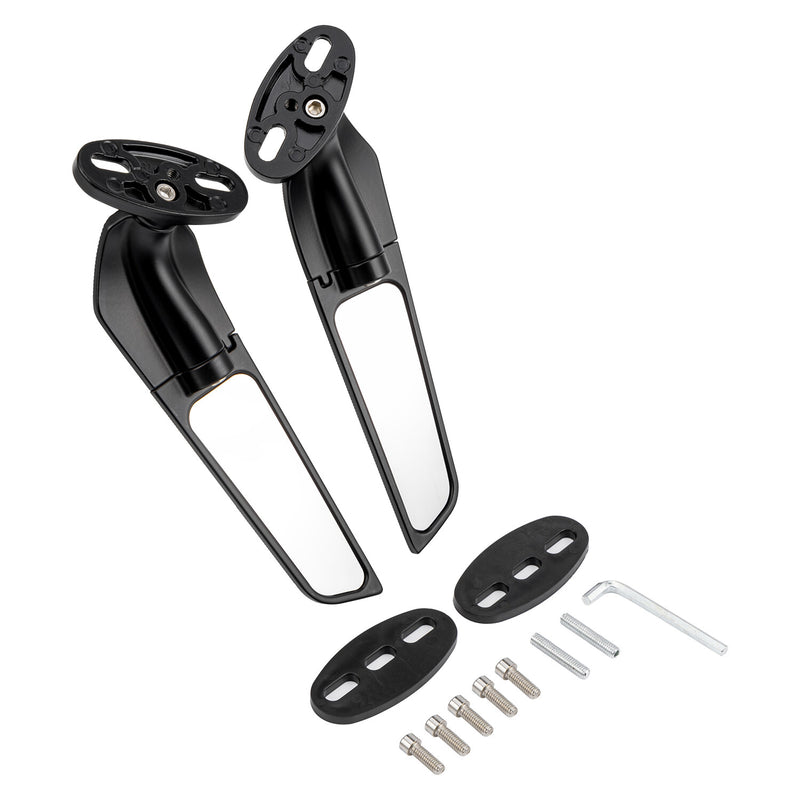 Adjustable Rearview Wind Wing Mirrors for Kawasaki NINJA ZX6R 2001-2004