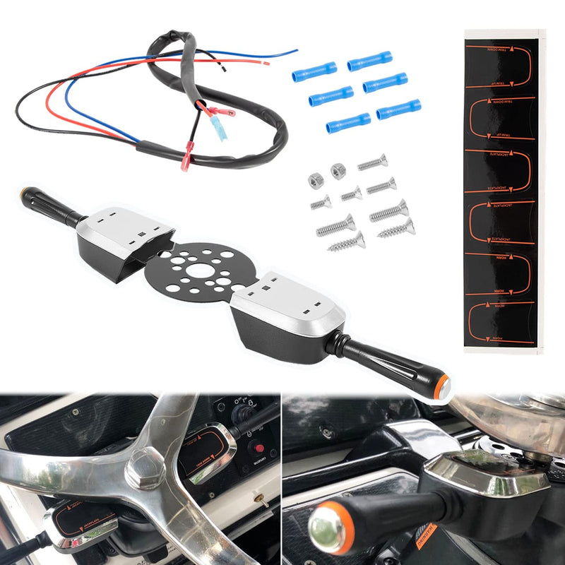 PT2000-1P Bezel Control Switch Dua Blinker Trim Jack Plate for Seastar Hydraulic
