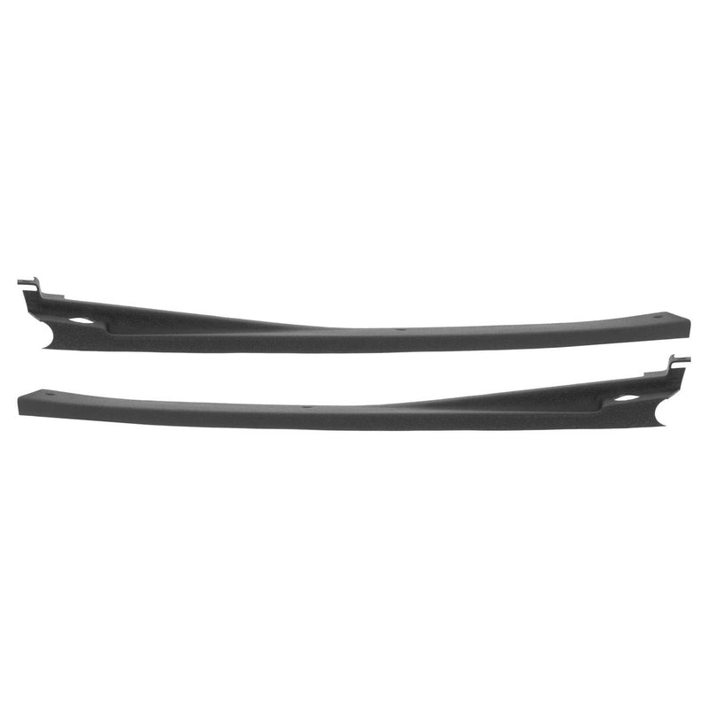 DURAFORCE Rear Inner Window Trim Set for Chevrolet Corvette Coupe Black 1984-1996