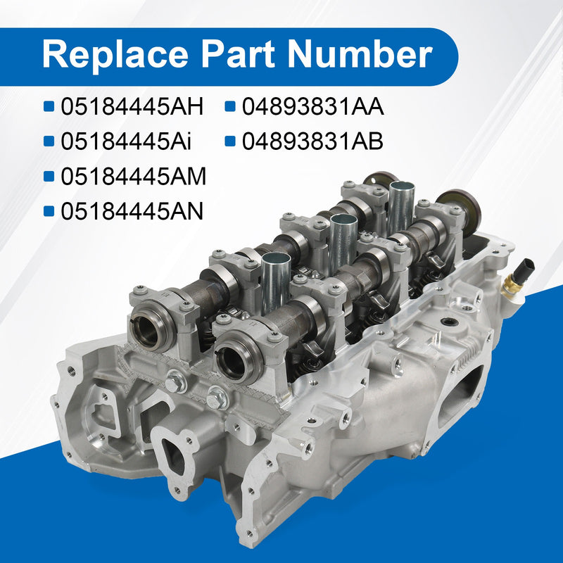 Cylinder Head Assembly Driver Left Side w/ Camshafts for Dodge Chrysler Jeep 3.6