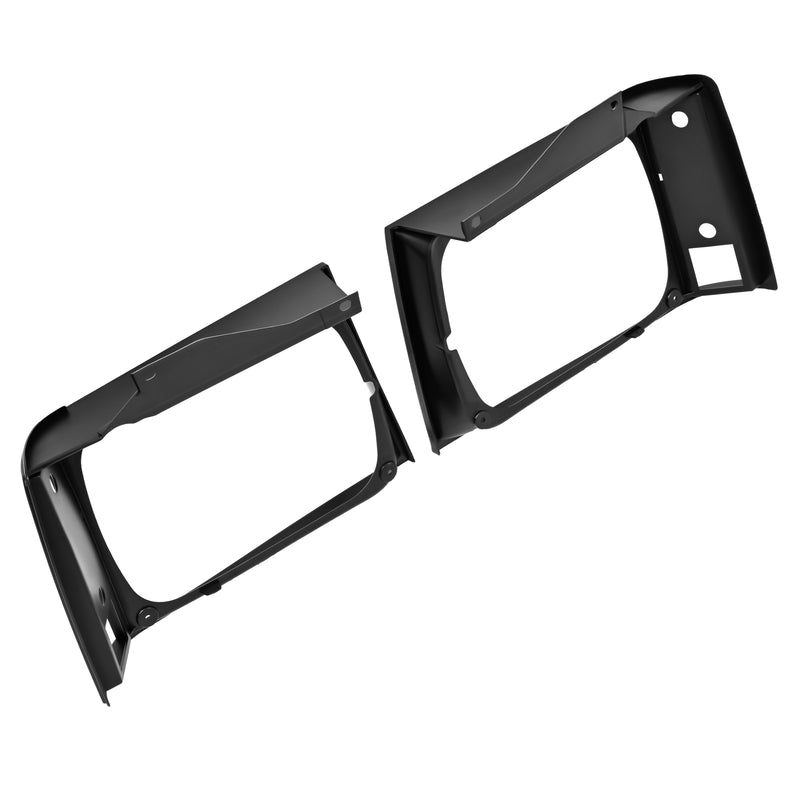 ABS Headlight Bezel Door Set for Chevrolet S10 for GMC S15 Jimmy 1982-1990 Pair