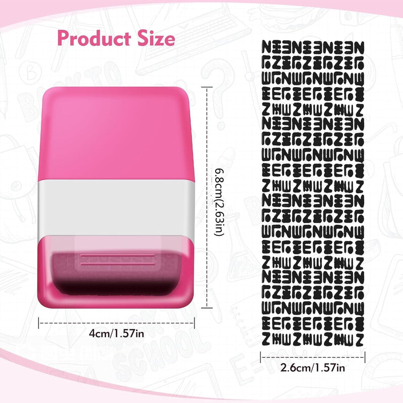 Identity Theft Protection Roller Stamp Guard ID Privacy Confidential Data 2PCS