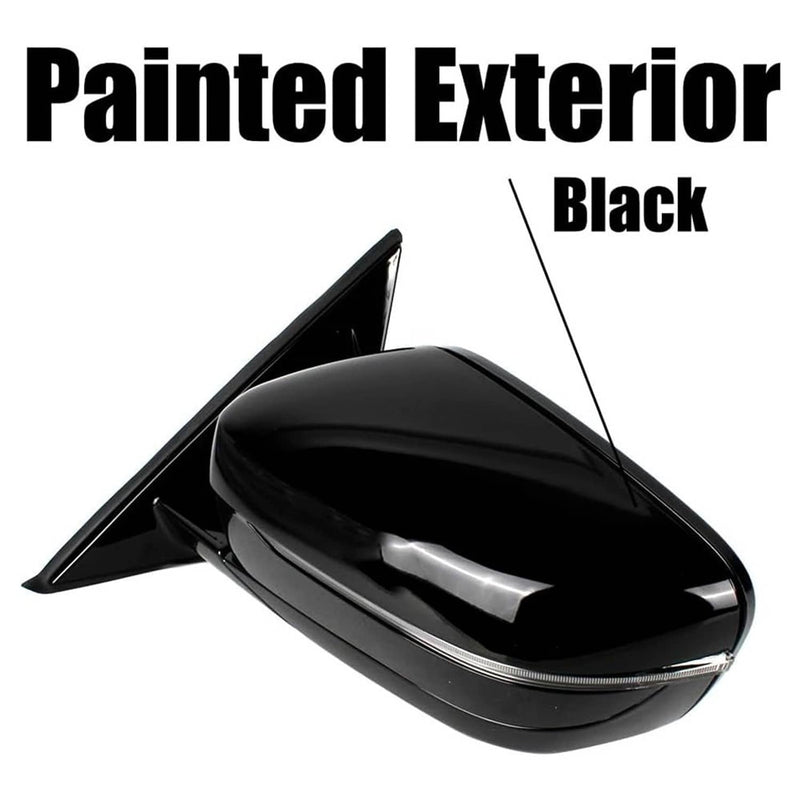 Left Driver Side Mirror With Blind Spot Black for BMW 320i 330i 330e 2019-2023