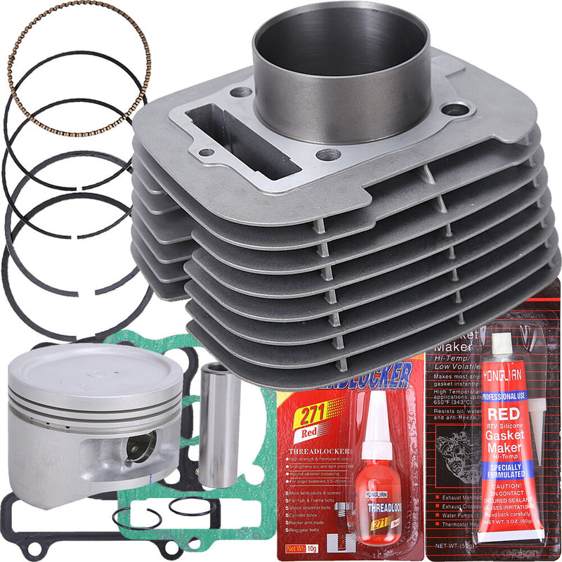 Top End Kit w/ Cylinder for Yamaha Kodiak 400 1993-99 Big Bear 400 2000-12 ATV