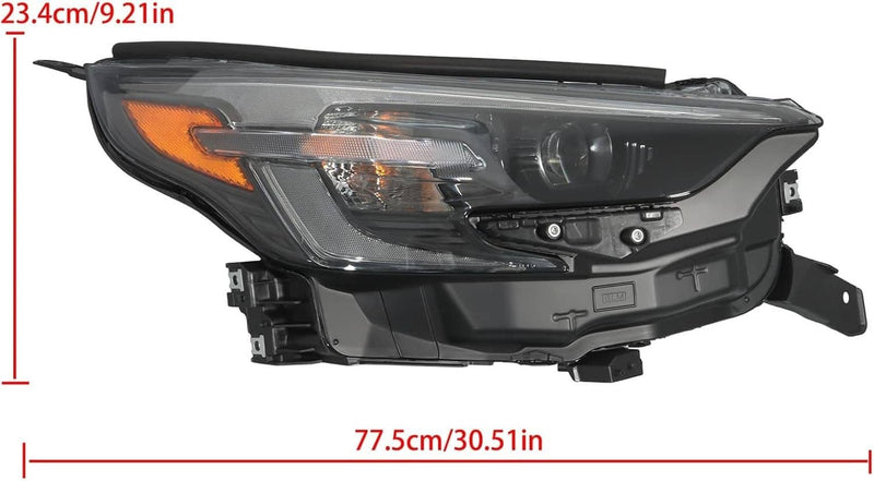 LED Headlights W/ AFS Left Right for Subaru Legacy Outback 2023-2025