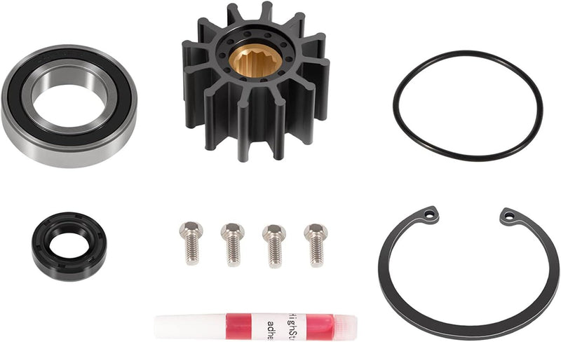 Raw Sea Water Pump Repair Rebuild Kit for Volvo Penta 5.0Gi 5.0GL 5.0GXi 5.0OSi