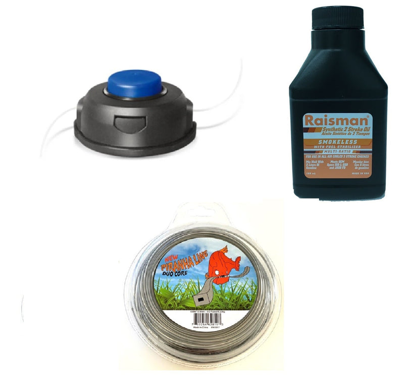 Auto Feed Head Service Kit For Husqvarna T25 Synthetic Oil .095 Nylon 110 Feet