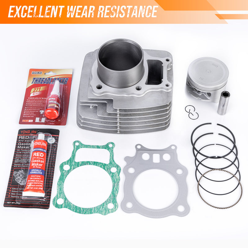Cylinder Piston Gasket Kit for Honda Rancher 350 TRX350TE 2x4 ES 2000-2006