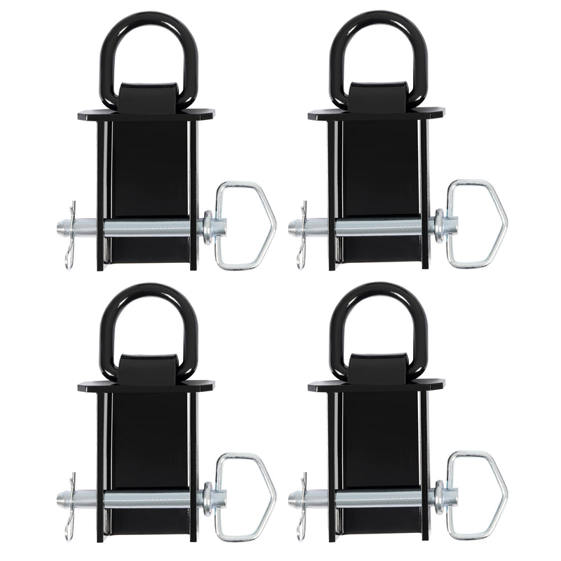 Stake Pocket D Rings for Utility Trailers 12000lbs Heavy Duty Removable 4pcs
