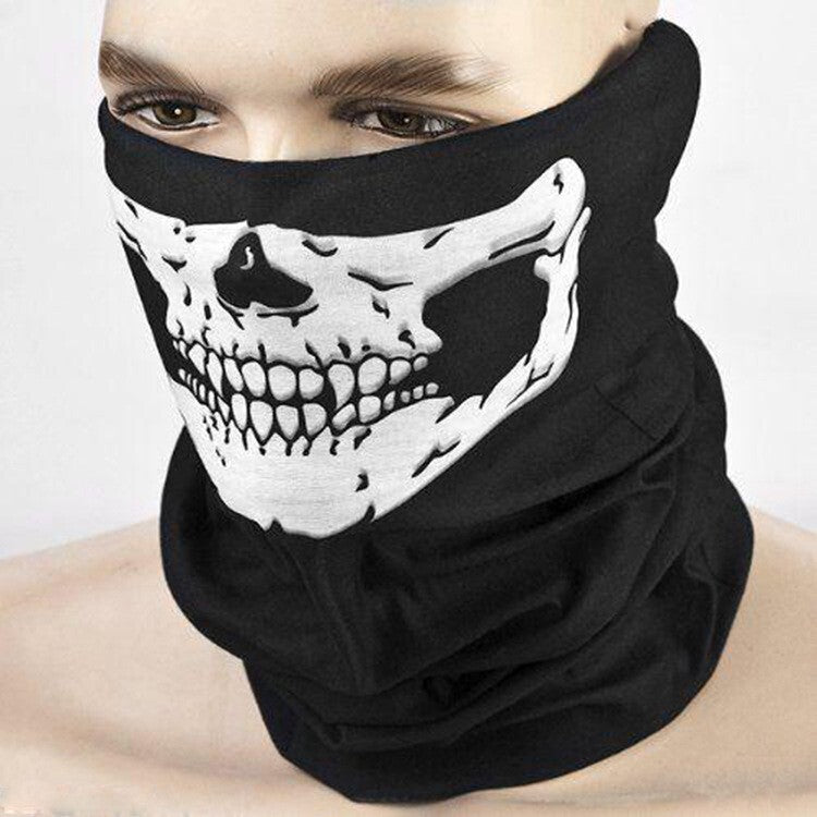Skull Clown Cycling Motorcycle Neck Ski Scarf Face Cover Halloween Mask