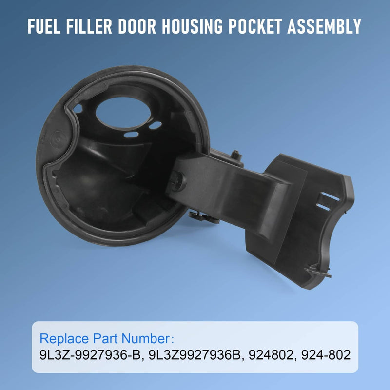 9L3Z9927936B Fuel Filler Door Housing Pocket Assembly for Ford F-150 2009-2014