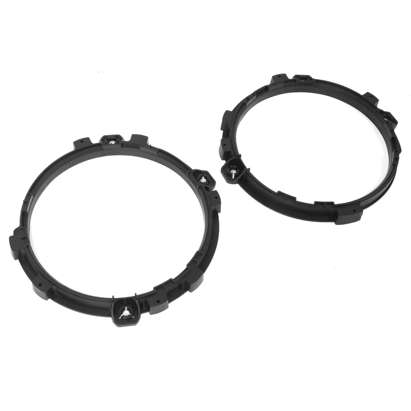 Black 7" Headlight Replacement Mount Bracket Ring for Jeep Wrangler 1997-2006