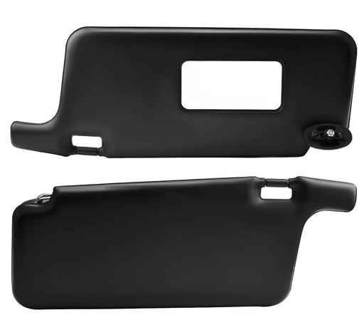 DURAFORCE Black Sun Visors Left Driver & Right Passenger Fit for Honda Civic 1996-2001