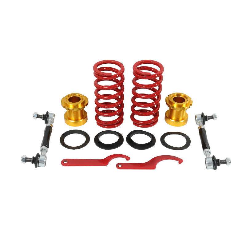 4X Front Rear Coilovers Struts Absorber Adj Height for Ford Mustang 2005-2014