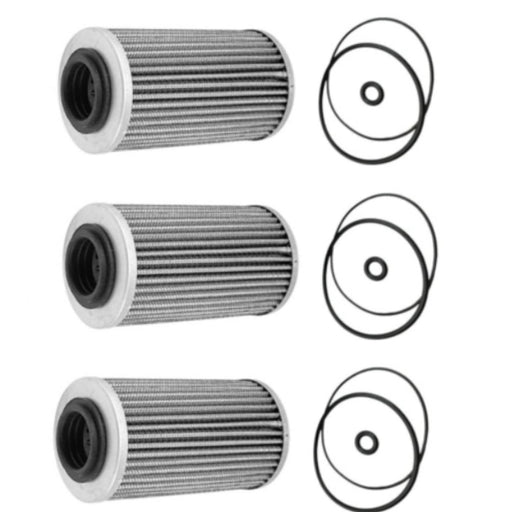 DURAFORCE 420956744 420956743 Oil Filter for Sea-Doo 2016 RXT-X RXP-X GTX 300 3Pcs