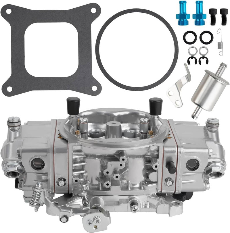 BR-67201 850CFM Carburetor 4 Barrel Double Pumper Mechanical Race Performance