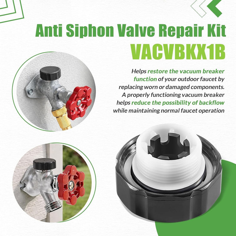 VACVBKX1B Vacuum Breaker Kit for Anti-Siphon Frost-Free Sillcock 2 Pack