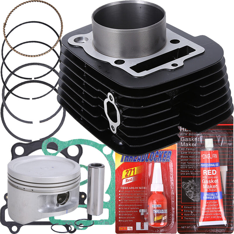 Top End Cylinder Piston Gasket Kit for Yamaha Big Bear 400 YFM400F 4x4 2000-2006