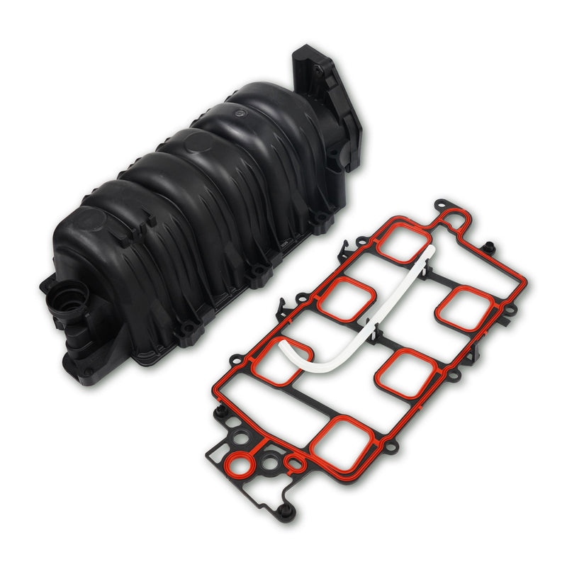 Black Upper Intake Manifold + Gasket for Chevy Buick Olds 3800 3.8L V6 95-05