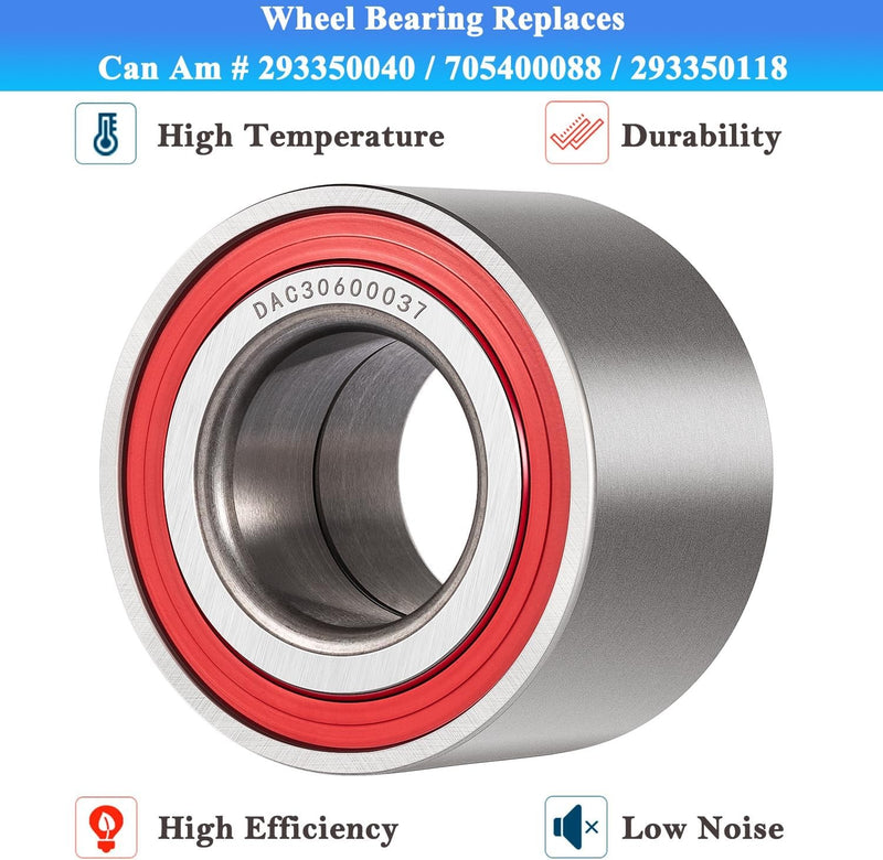 4 Wheel Bearings & Seals for Can-Am Renegade Commander Maverick 1000 850 800 570