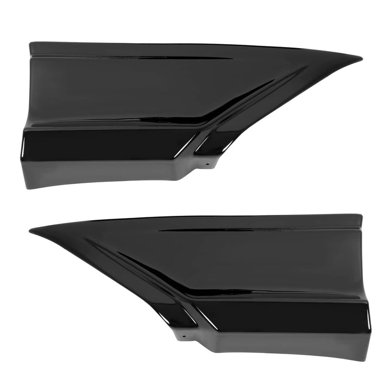 DURAFORCE Rear Bumper Diffuser Corner Spat With LED Light for Honda Civic 22-26 Black