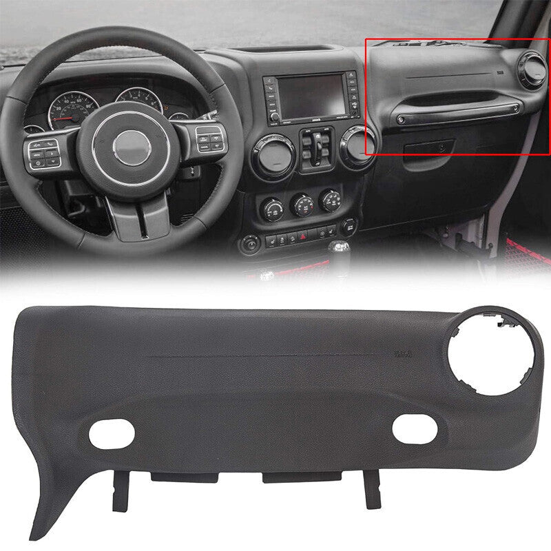 Passenger Dashboard Instrument Panel Cover for Jeep Wrangler JK 2015-2018