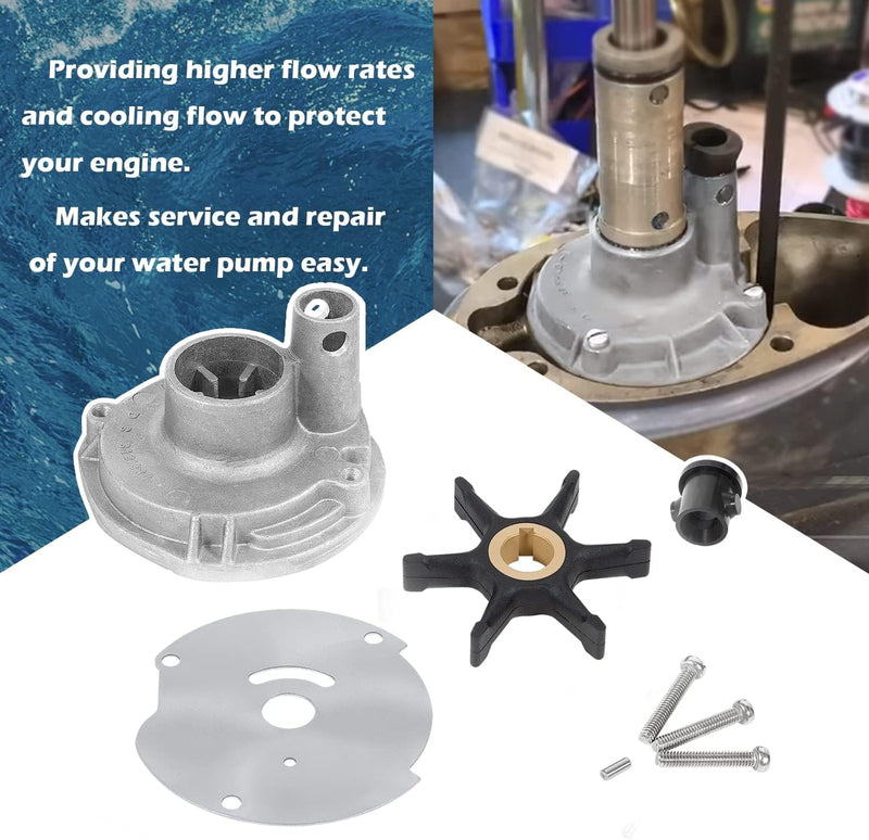 382468 Water Pump Impeller Kit for Johnson Evinrude OMC 10 15 18 20 25 HP 18-337