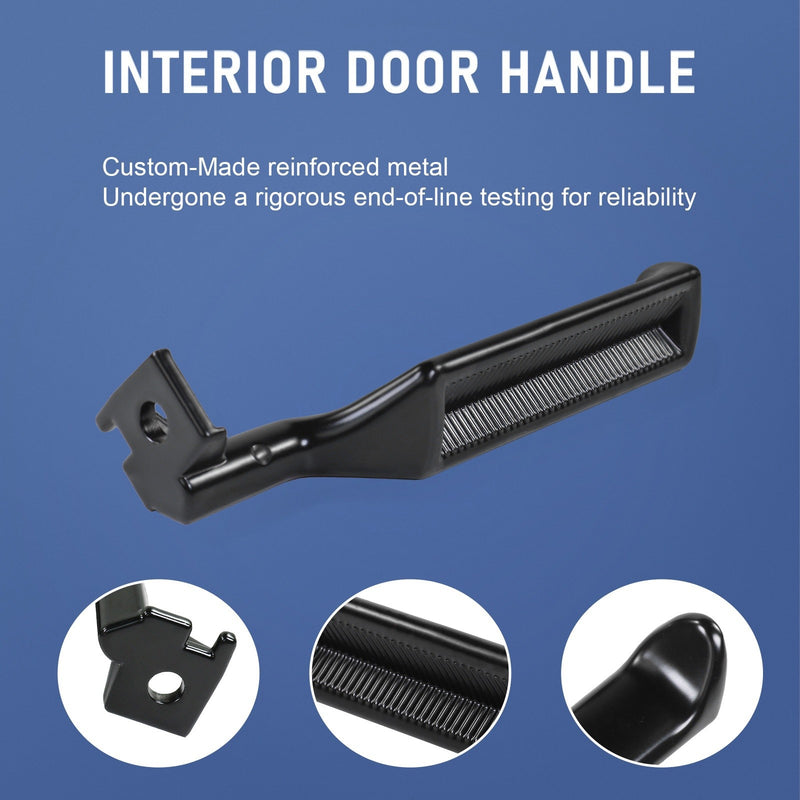 Set of 2 Metal Inside Door Handles LH RH for Ford F150 F250 F350 Truck 87-96