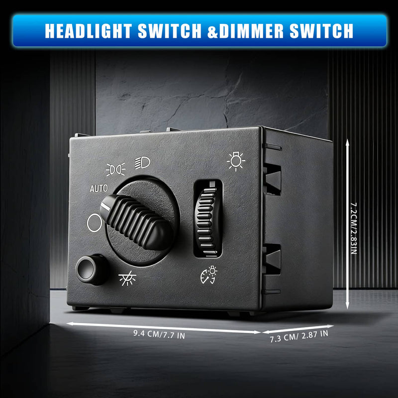 LED Headlight Switch for Chevrolet Silverado Suburban Tahoe Sierra Black