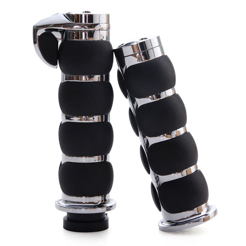 1" Handlebar Hand Grips for Harley Electra Glide Road King Softail FL Dyna