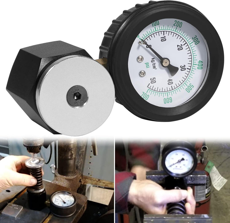 66834 Universal Mini Valve Spring Pressure Tester Gauge 0-700 PSI 0-50 KG/CM2