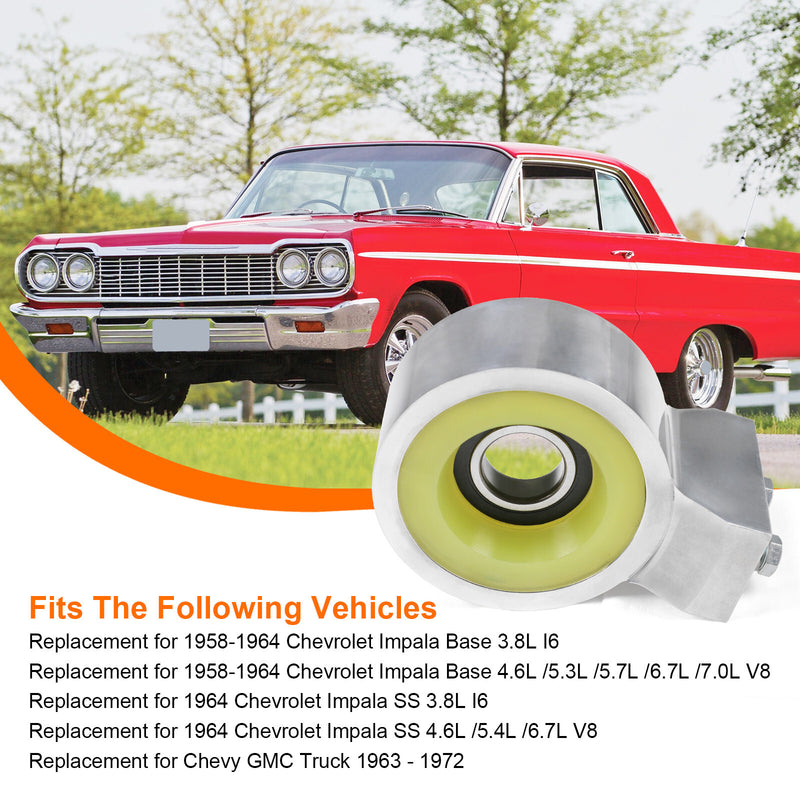 Aluminum Poly Driveshaft Carrier Bearing for 1958-1964 Chevy Impala Heavy Duty