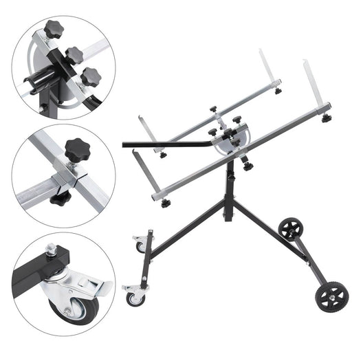 DURAFORCE Auto Body Paint Stand 180° Rotating Painting Automotive Stand
