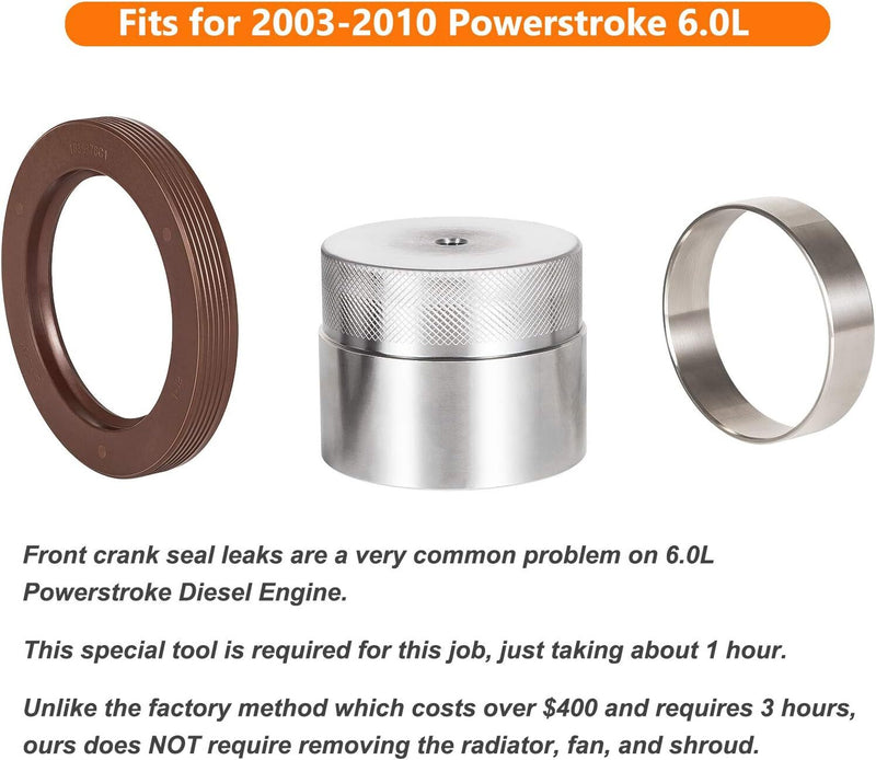 303-761 Front Crank Wear Sleeve Installer Kit Seal Tool for Ford 6.0L Powerstrok