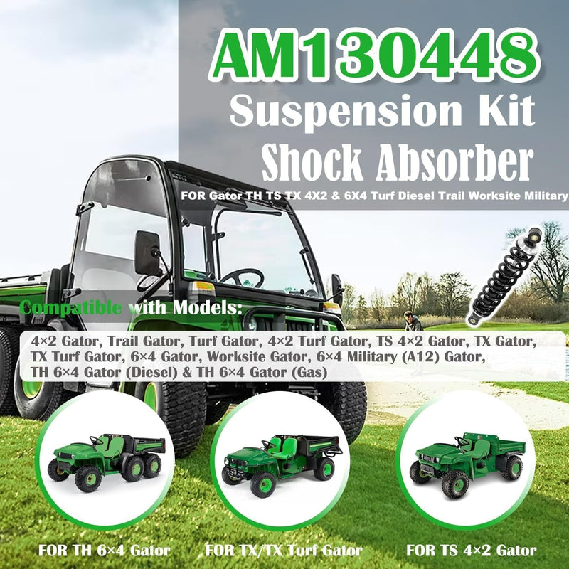 AM130448 Front Suspension Shock Absorber Kit for John Deere 2 Pcs