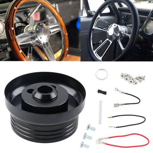 DURAFORCE 5 & 6 Hole Steering Wheel Hub Adapter for GM Chevy Flaming River Ididit