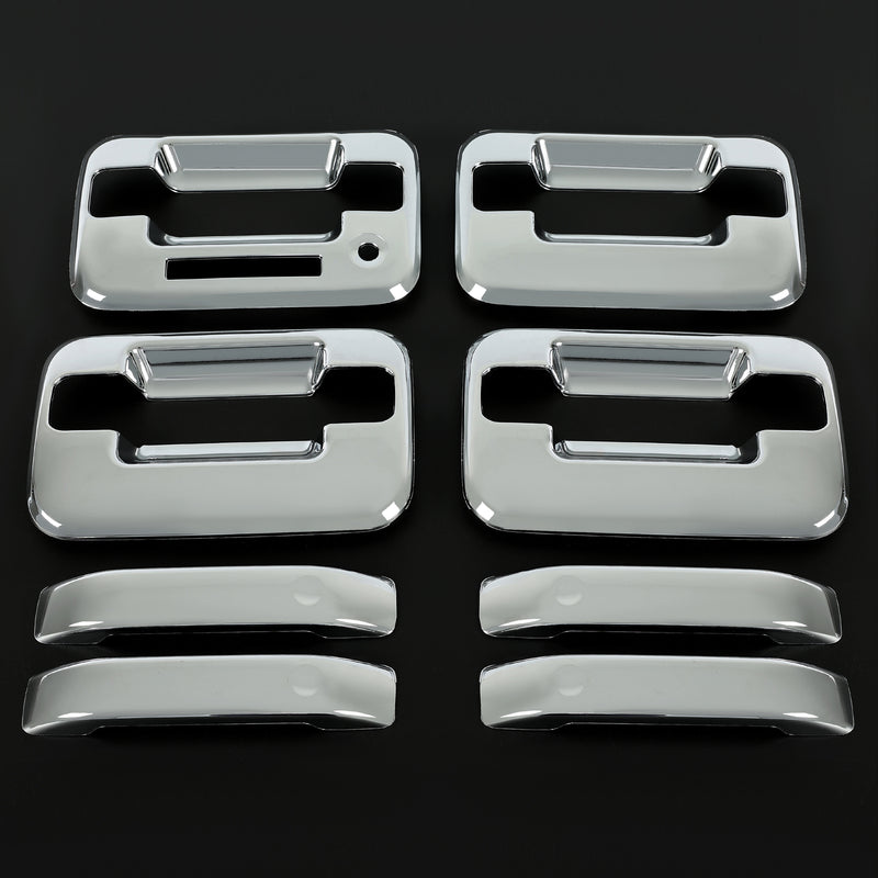 Door Handle Cover for Ford F-150 F150 4DR Crew Cab 2004-2014 Chrome ABS Keypad