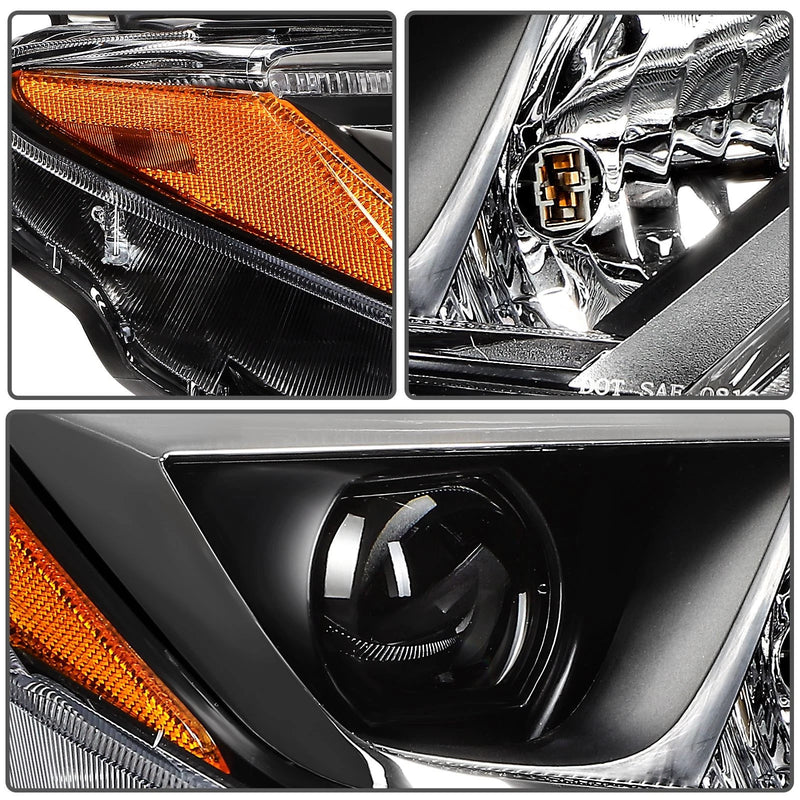 DURAFORCE PAIR/SET LED DRL Projector Headlights Assembly For Toyota RAV4 2.5L 2016 17 2018