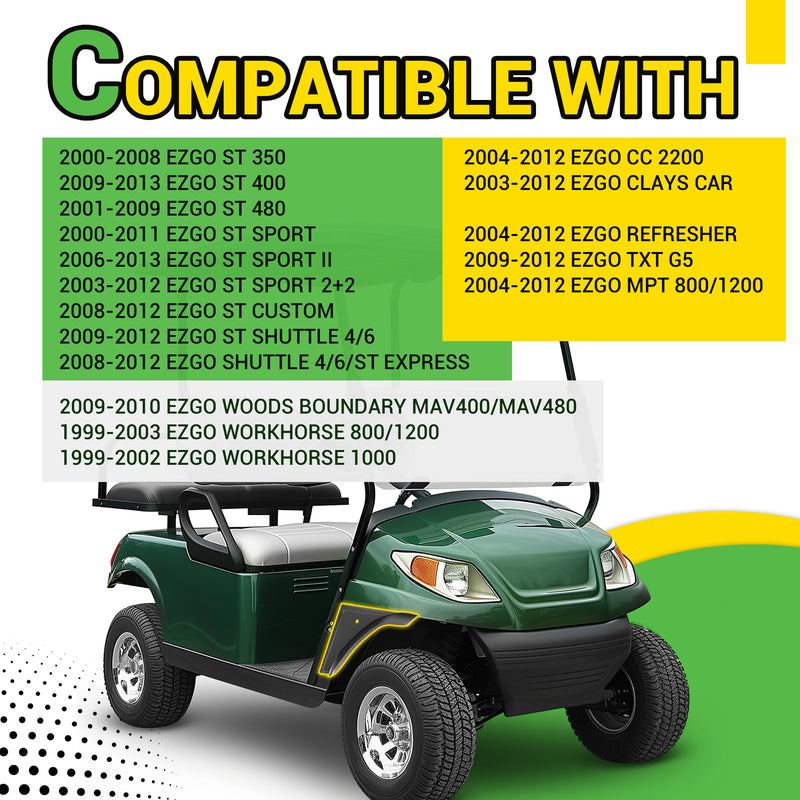 Fender Flare Set Front Passenger Side for EZGO ST MPT Workhorse 1999-2013 Golf C