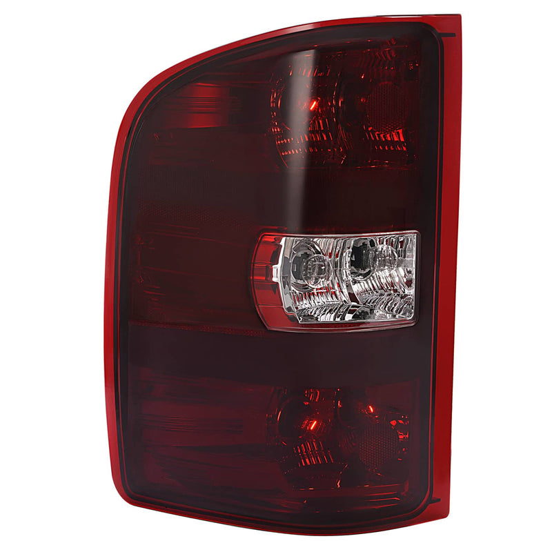 DURAFORCE Smoke Red Tail Lights LH RH for Chevy Silverado 1500 2500 3500HD 2007-2013