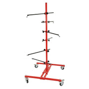 DURAFORCE Powder Coated Adjustable Tree Paint Stand for Autobody Door Fender Panel